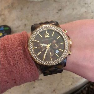 Michael Kors Tortoise Shell Watch